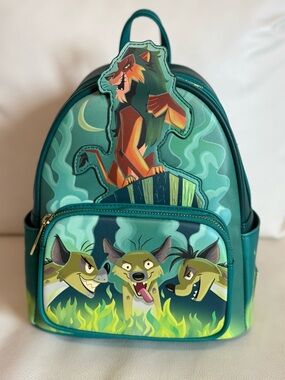 Loungefly Disney Lion King Scar "Be Prepared" Glow in the Dark Mini Backpack
